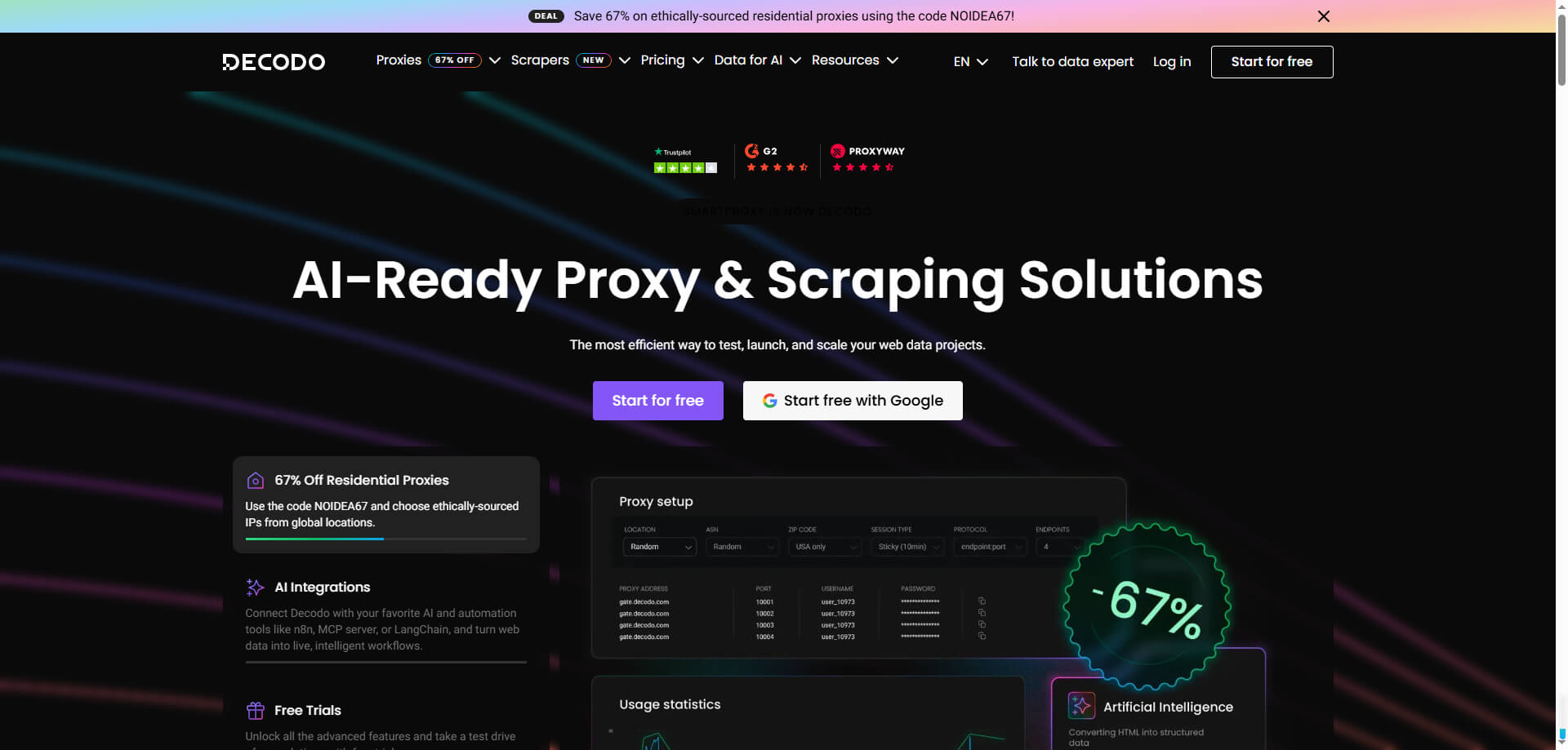 Decodo —— 中型企业与开发者友好选择